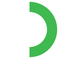 A green ring, half filled.